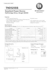 TND525SS-TL-2H Datasheet Cover