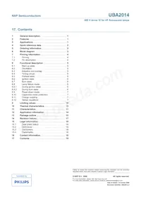 UBA2014P/N1 Datasheet Page 19