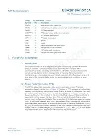 UBA2016AP/1 Datasheet Page 6