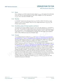 UBA2016AP/1 Datasheet Pagina 12
