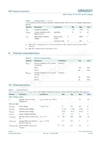 UBA2021P/N2數據表 頁面 8