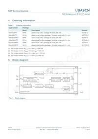UBA2024BP/N1 Datasheet Page 2