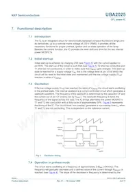 UBA2025T/N1 Datasheet Page 4