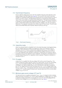 UBA2025T/N1 Datasheet Page 6