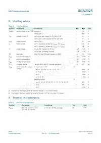 UBA2025T/N1數據表 頁面 8