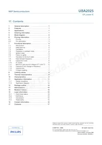 UBA2025T/N1 Datasheet Page 17