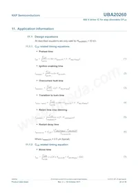 UBA20260T/1 Datasheet Page 22