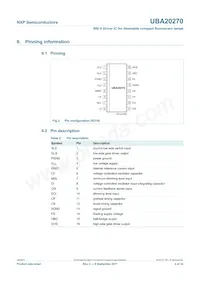 UBA20270T/1 Datasheet Page 4