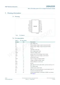 UBA2028T/N1 Datasheet Page 5