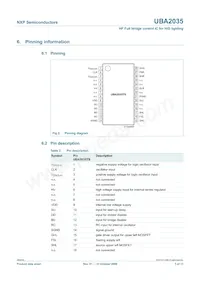UBA2035TS/N1數據表 頁面 3