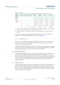 UBA2035TS/N1 Datasheet Page 5