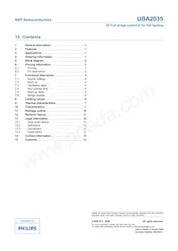 UBA2035TS/N1 Datasheet Page 13