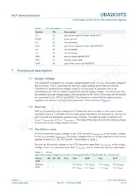 UBA2036TS/N1 Datasheet Pagina 4