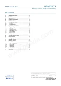 UBA2036TS/N1 Datasheet Page 13