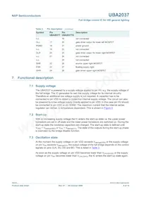 UBA2037TS/N1 Datasheet Pagina 4