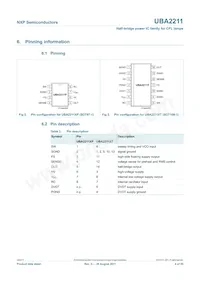 UBA2211CP/N1 Datasheet Page 4