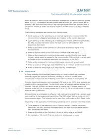 UJA1061TW/5V0/C/T Datasheet Pagina 11