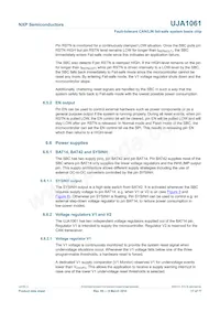 UJA1061TW/5V0/C/T Datasheet Page 17