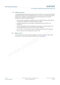 UJA1061TW/5V0/C/T Datasheet Pagina 19