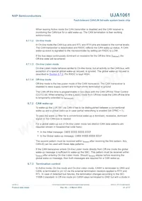 UJA1061TW/5V0/C/T Datasheet Pagina 21