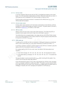UJA1066TW/3V3/T Datasheet Page 21