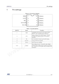 VIPER122LSTR Datasheet Page 5