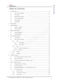 W5200 Datasheet Page 5