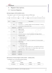 W5200 Datasheet Page 17