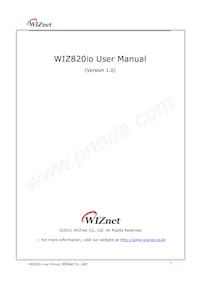WIZ820IO Datasheet Cover