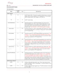 XR21B1411IL16-E2-F Datasheet Page 3
