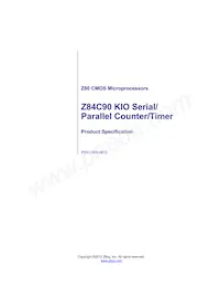 Z84C9008VSG00TR Datenblatt Cover
