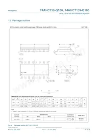 74AHCT139D-Q100J Datasheet Page 11