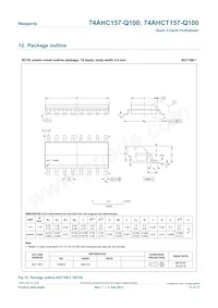 74AHCT157BQ-Q100X Datasheet Page 11
