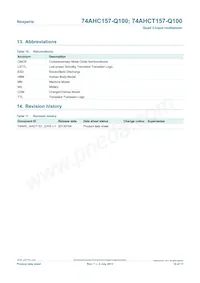 74AHCT157BQ-Q100X Datasheet Page 14