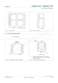 74AHCT157D Datasheet Page 3