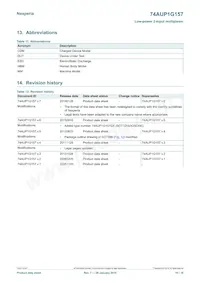 74AUP1G157GF數據表 頁面 16