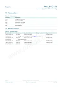 74AUP1G158GF Datasheet Page 16