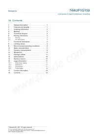 74AUP1G158GF Datasheet Pagina 19