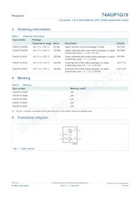 74AUP1G18GS Datasheet Page 2