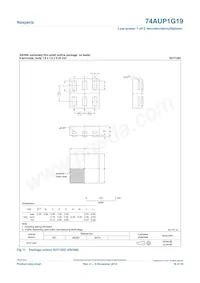 74AUP1G19GN Datasheet Page 16