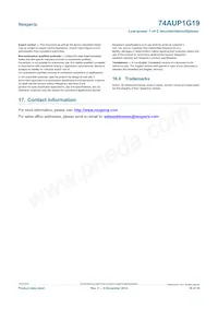 74AUP1G19GN Datasheet Page 19