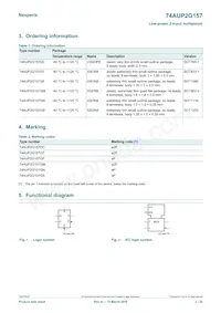 74AUP2G157GD Datasheet Page 2