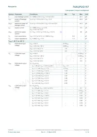 74AUP2G157GD Datasheet Page 6