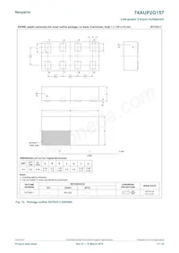 74AUP2G157GD Datasheet Page 15