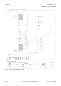 74AUP2G157GD Datasheet Page 16