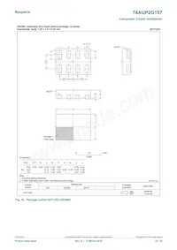 74AUP2G157GD Datasheet Page 19