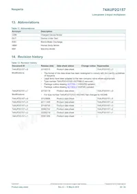 74AUP2G157GD Datasheet Page 20