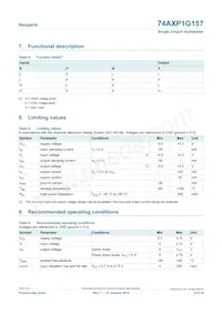 74AXP1G157GNH Datasheet Page 4