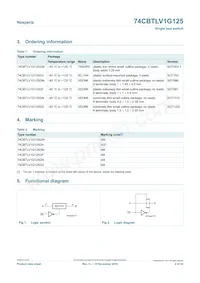 74CBTLV1G125GS Datasheet Page 2