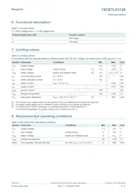 74CBTLV3126BQ Datasheet Page 4